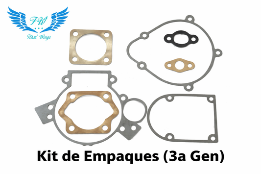 KIT DE EMPAQUES MOD FW80 3A GENERACION -  7 pzas