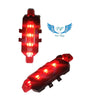 LUZ TRASERA LED  ROJA USB - 7 FUNCIONES - B1041