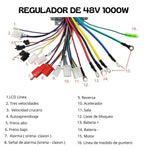 Controlador de Motor sin Escobillas para Bicicleta y Scooter Eléctrico, 48V 1000W