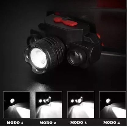 LUZ CAMARA - CARGA USB - 4 FUNCIONES  B-1138