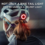 Luz trasera para bicicleta circulo, ultra brillante, 5 modos, 10 lúmenes, LED, recargable por USB, , impermeable,...