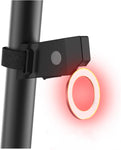 Luz trasera para bicicleta circulo, ultra brillante, 5 modos, 10 lúmenes, LED, recargable por USB, , impermeable,...