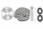 Kit Bicimoto: Sprock 48 Dientes First Wings + Cadena Paso 415 + Gomas Estrella Motor 80cc