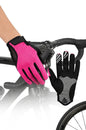 GUANTES ROSAS  PARA CICLISTA