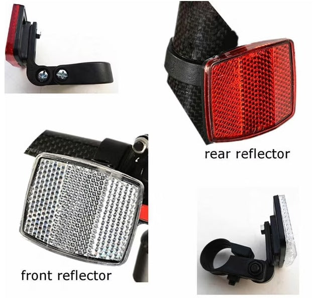 1 PAR DE REFLECTORES DE LUZ PARA BICICLETA