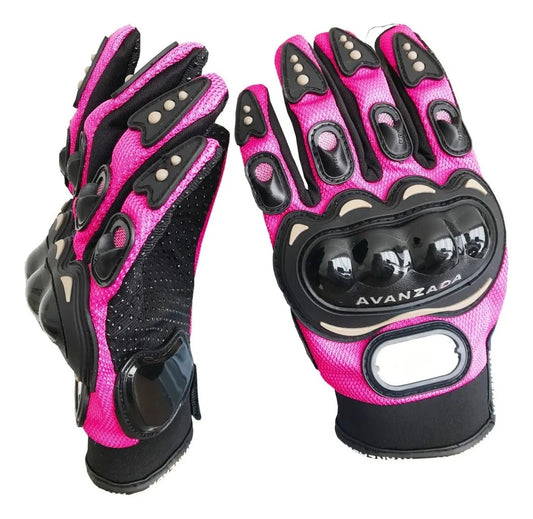GUANTES MAGENTA MOTOCICLISTA