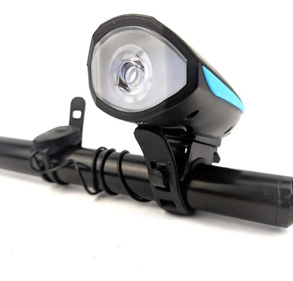 Luz de bicicleta CON CLAXON , B1099 Carga USB