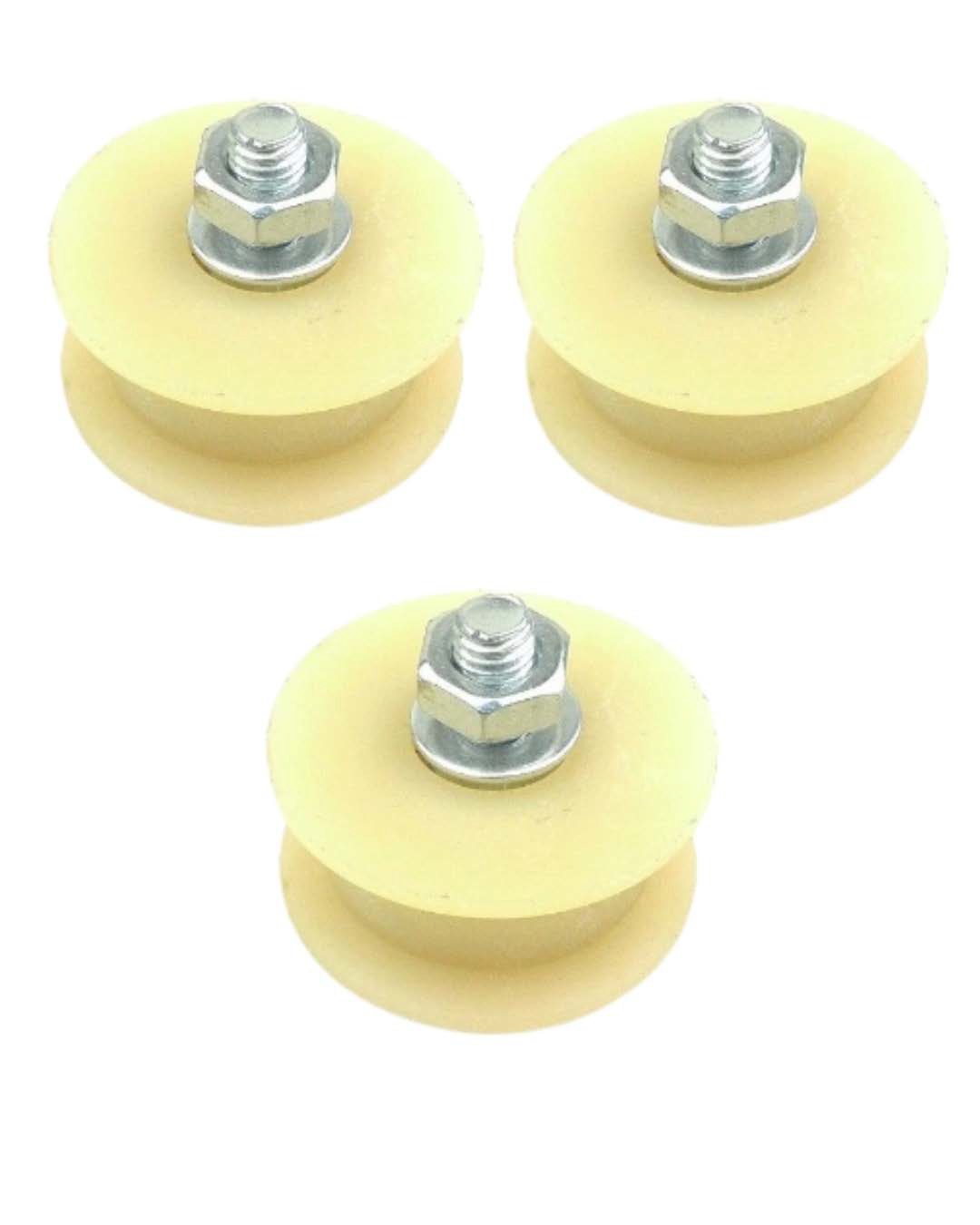 Kit de 3 Poleas con tornillo para bicimoto