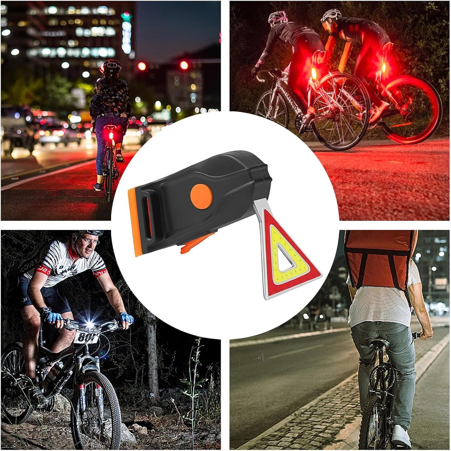 Luz LED recargable USB "triangulo"