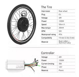 Kit Bicicleta Electrica 1000w 48v Rin 26 Display Led