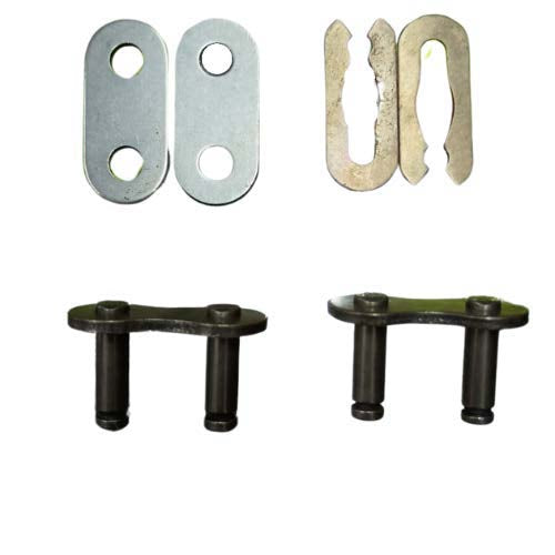 Kit Bicimoto: Cadena Paso 415 + Piñón De Motor + Seguro De Cadena