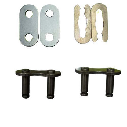 Kit Bicimoto: Cadena Paso 415 + Piñón De Motor + Seguro De Cadena