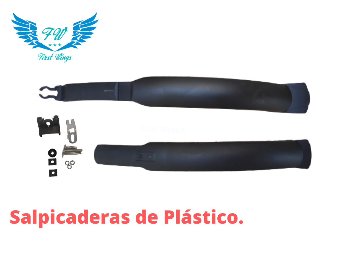 SALPICADERAS PLÁSTICAS ( DELANTERA Y TRASERA)