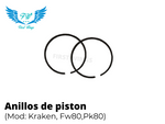 Anillo de pistón FW-80, KRAKEN y PK80