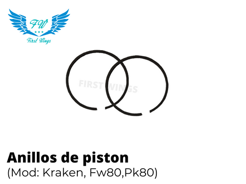 Anillo de pistón FW-80, KRAKEN y PK80