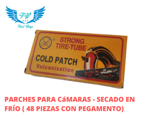 PARCHES PARA CáMARAS - SECADO EN FRÍO ( 48 PIEZAS CON PEGAMENTO)