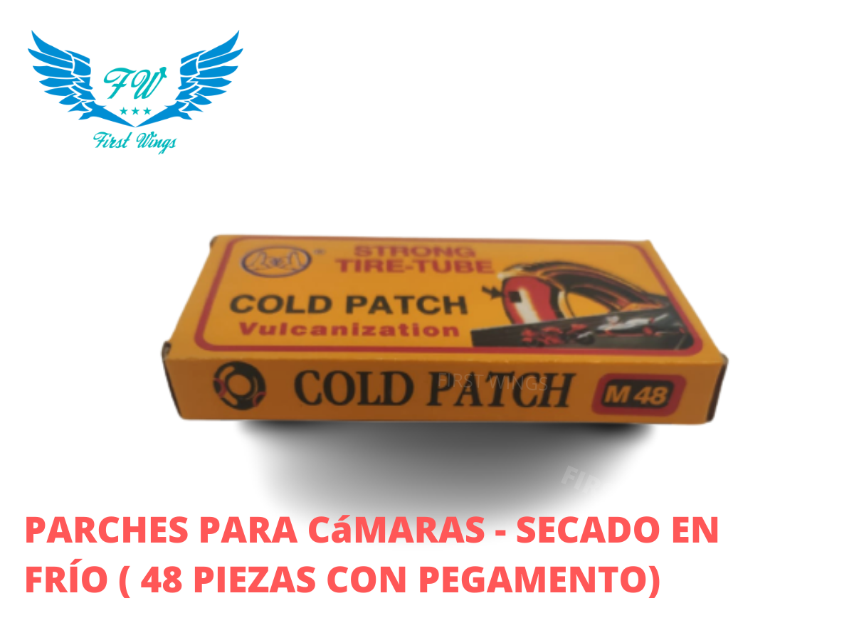 PARCHES PARA CáMARAS - SECADO EN FRÍO ( 48 PIEZAS CON PEGAMENTO)