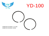 Anillos para pistón YD100, Refacción para Bicimoto